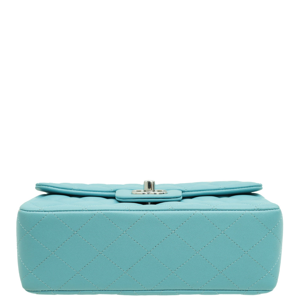 Chanel Dark Tiffany Mini Rectangular Classic Flap Bag