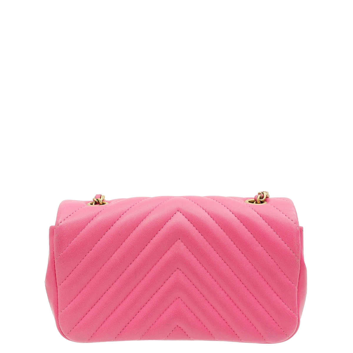 Chanel Pink CC Chevron Mini Bag