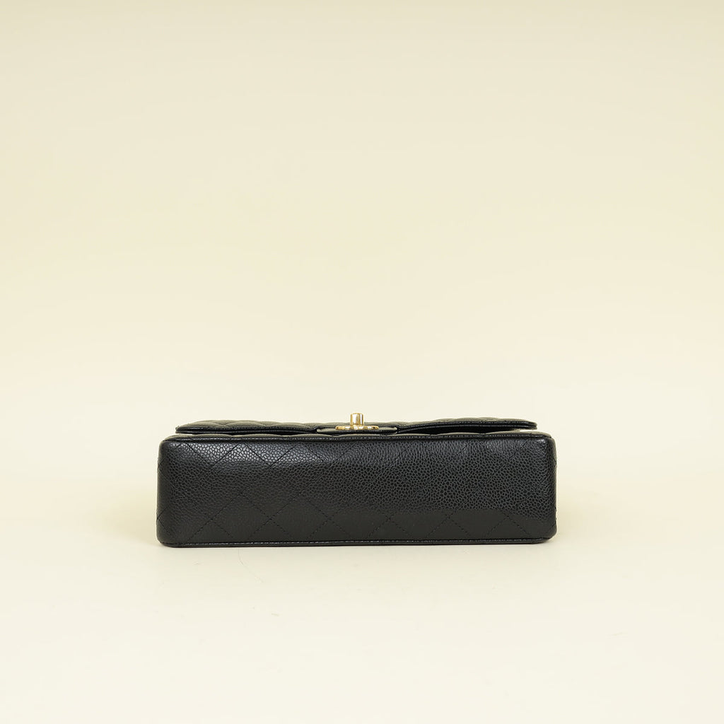 Chanel Black CC Classic 11.12 Double Flap Medium Bag