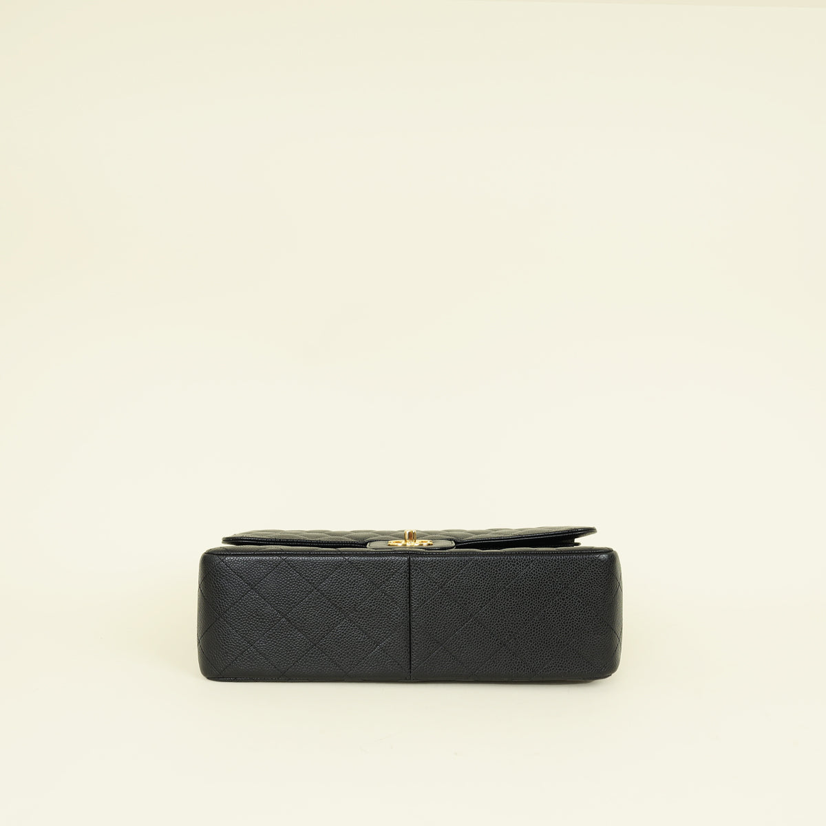 Chanel Black Classic Double Flap Jumbo Bag
