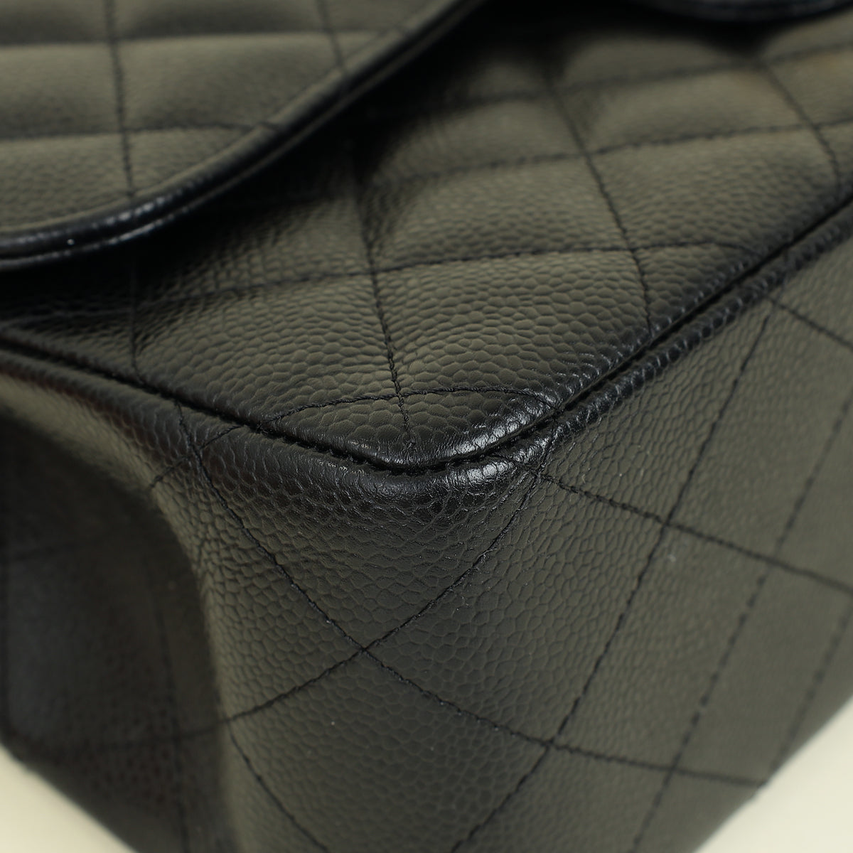 Chanel Black Classic Double Flap Jumbo Bag