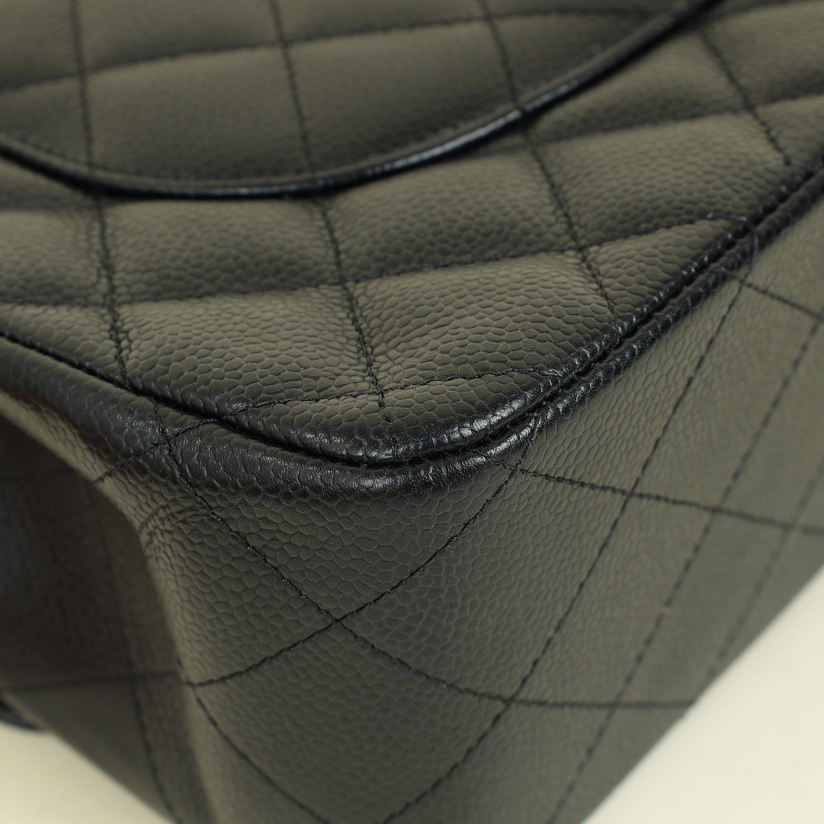Chanel Black Classic Double Flap Jumbo Bag