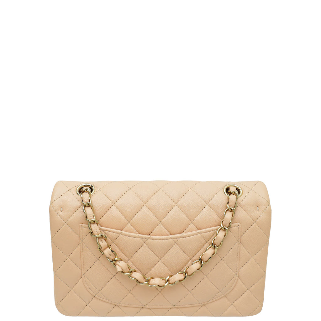 Chanel Light Peach Classic Double Flap Bag