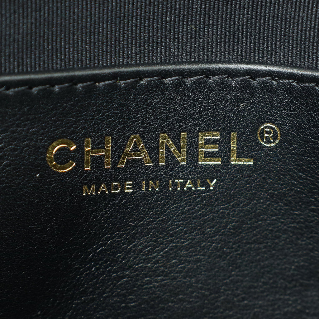 Chanel Black CC Flap Messenger Small Bag