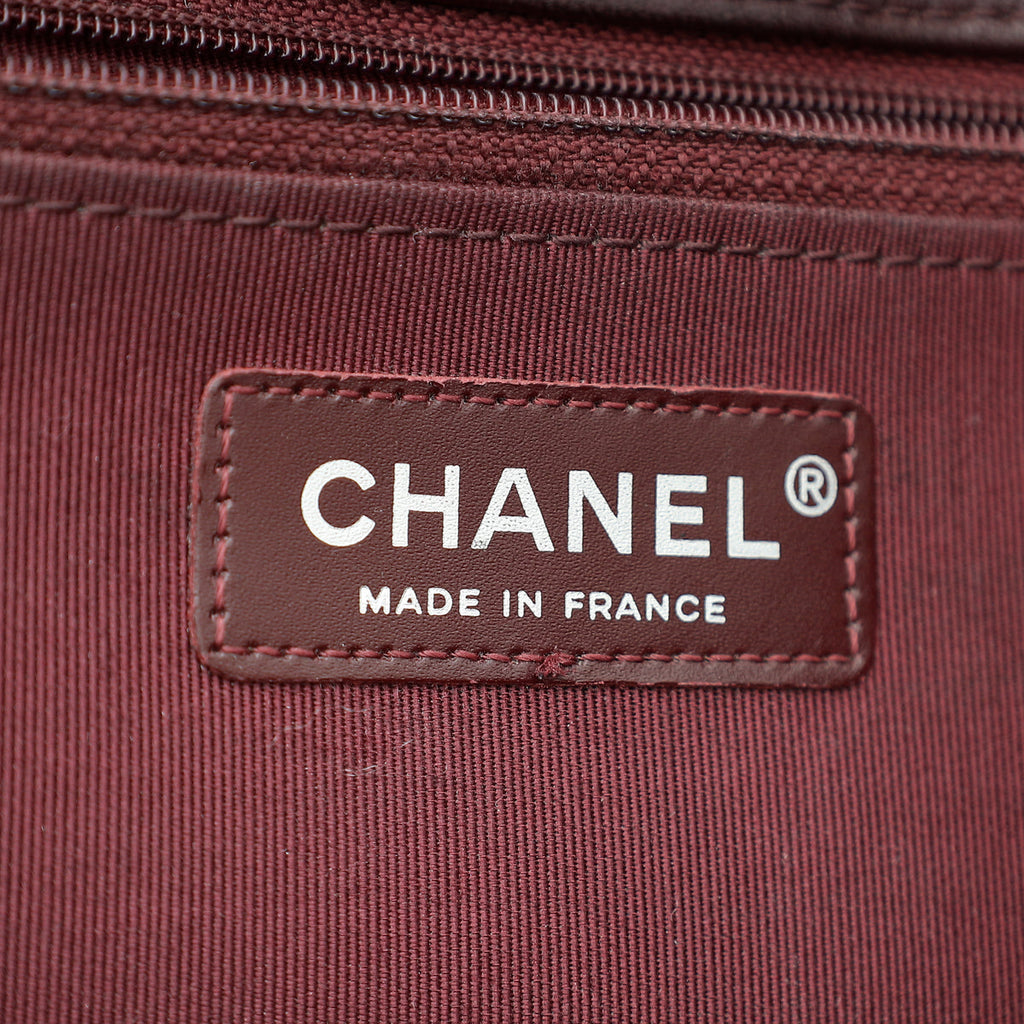 Chanel Bicolor CC Medium Chocolate Bar Flap Bag