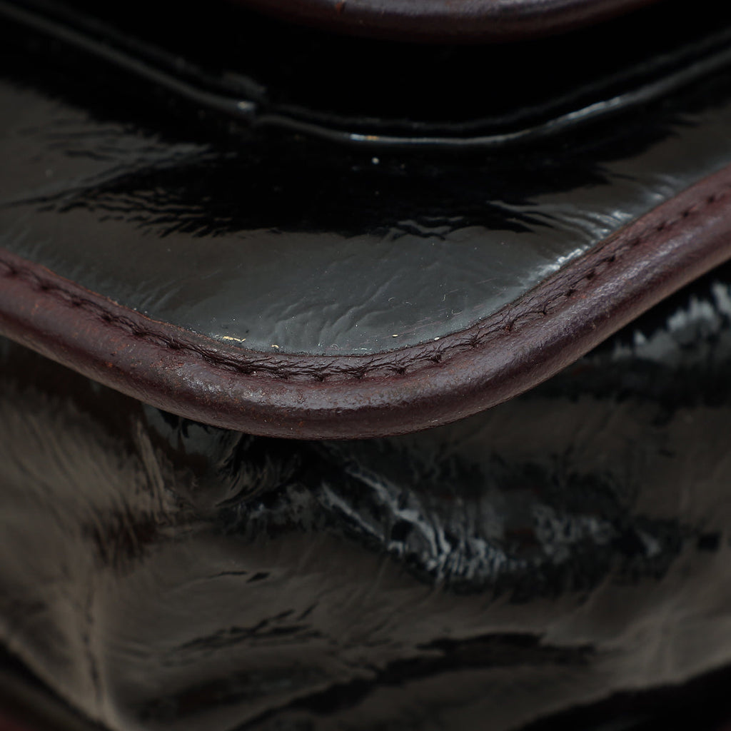 Chanel Bicolor CC Medium Chocolate Bar Flap Bag