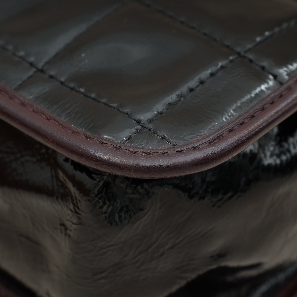 Chanel Bicolor CC Medium Chocolate Bar Flap Bag