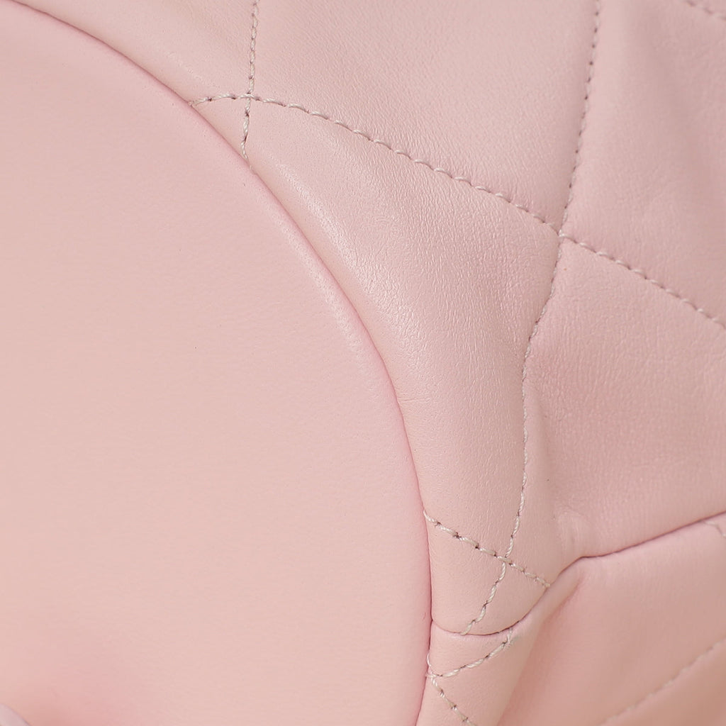 Chanel Pink CC Logo Backpack Small Bag