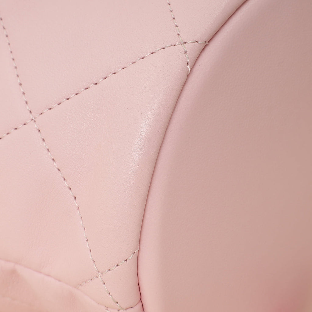 Chanel Pink CC Logo Backpack Small Bag