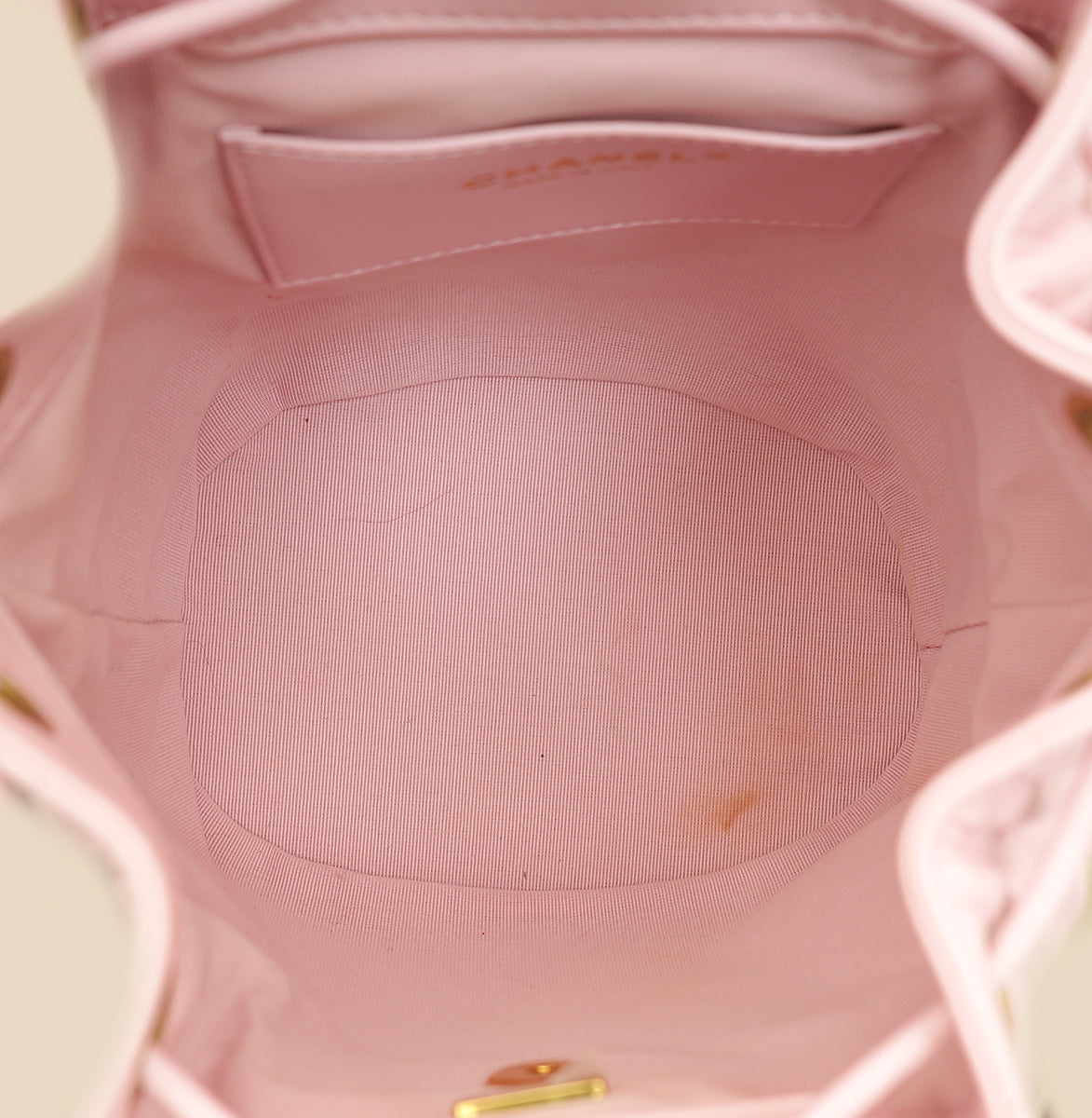 Chanel Pink CC Logo Backpack Small Bag