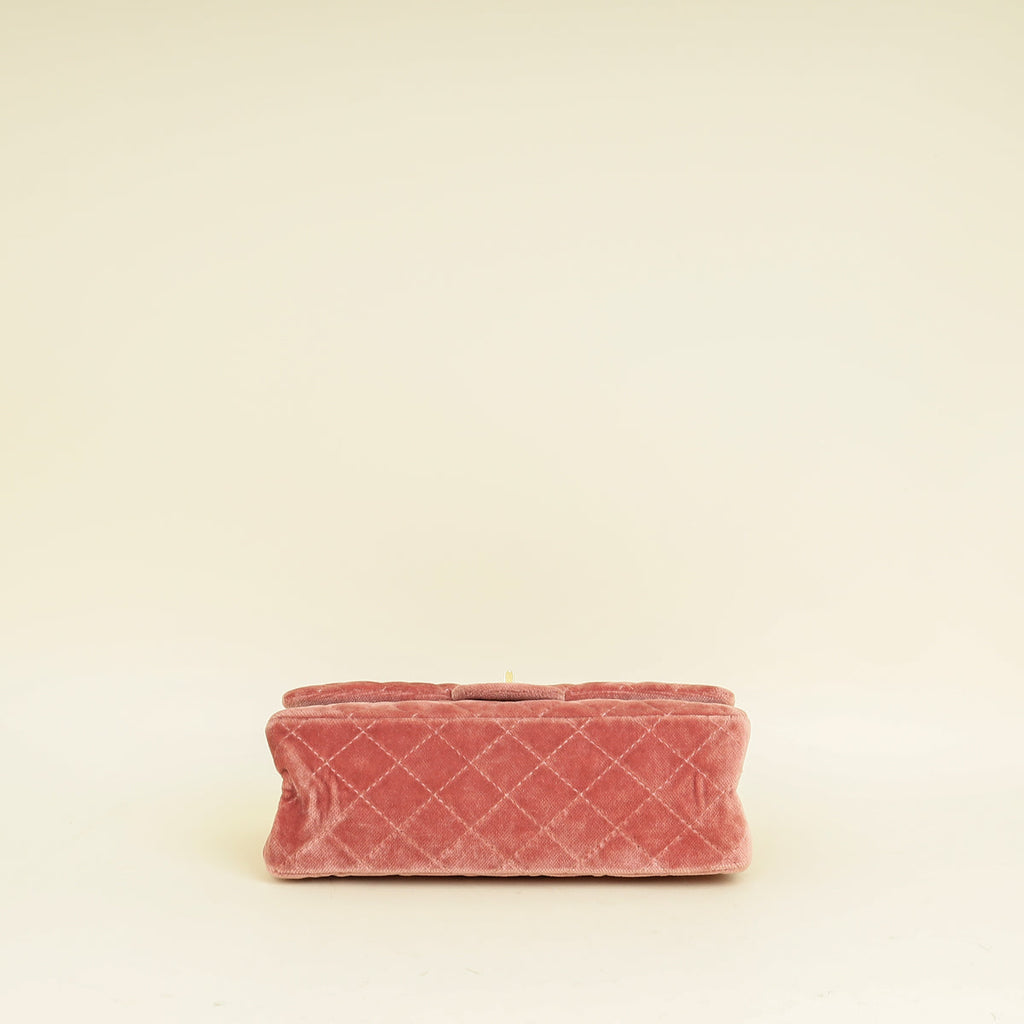 Chanel Old Rose 2.55 Reissue Velvet Double Flap 225 Bag