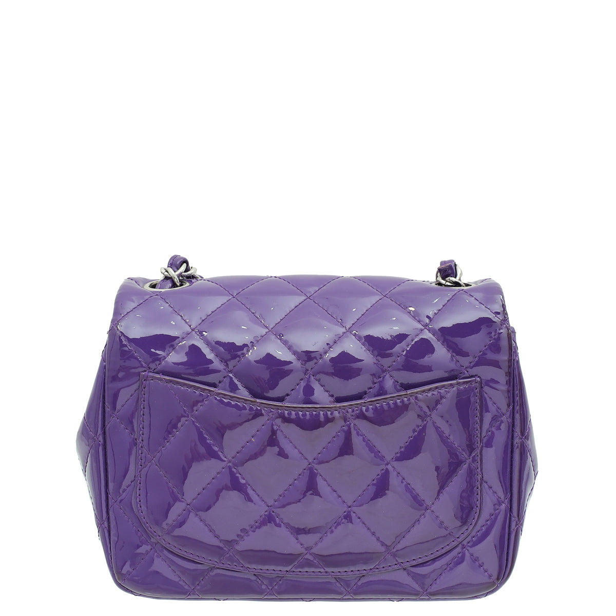 Chanel Purple Classic Flap Mini Square Bag