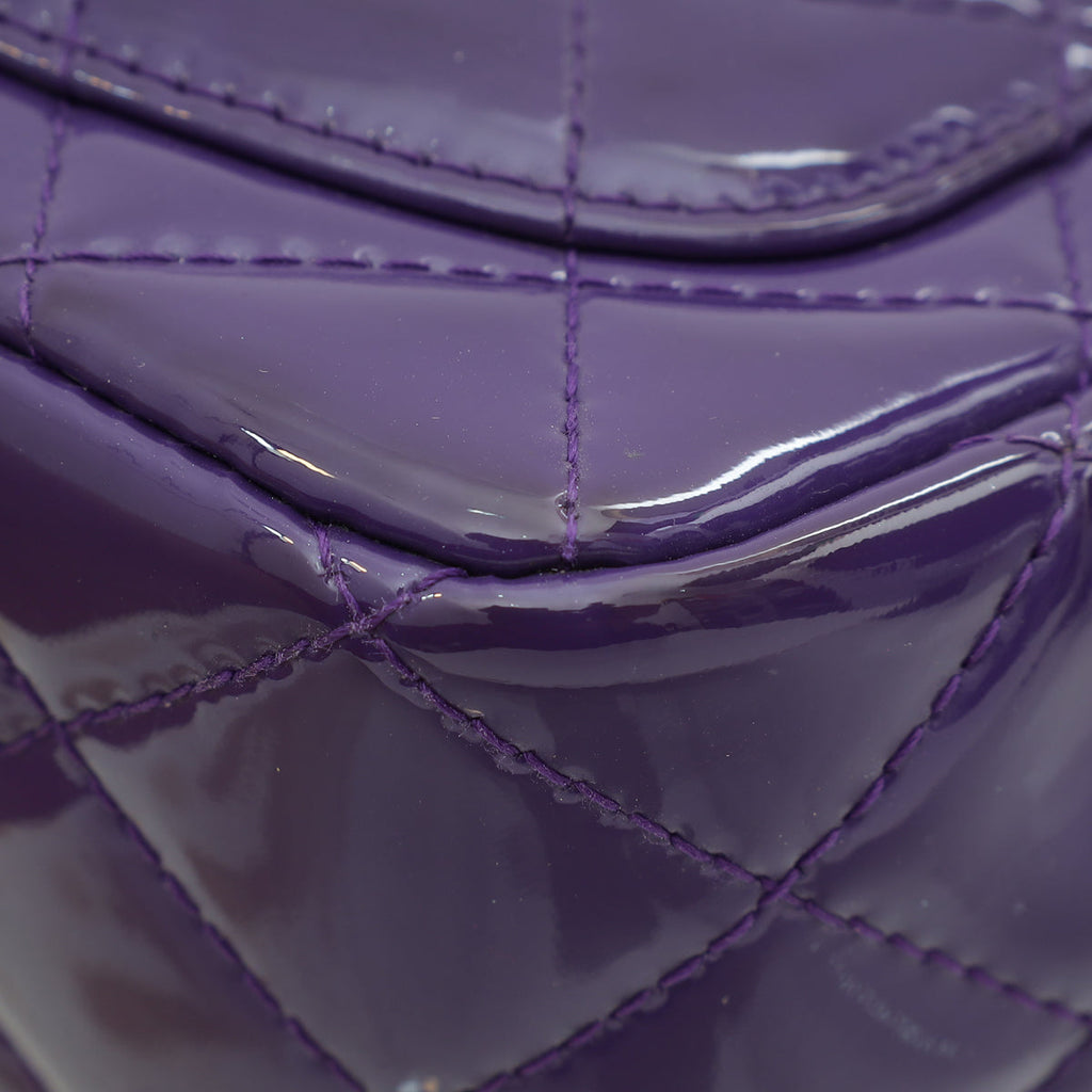 Chanel Purple Classic Flap Mini Square Bag
