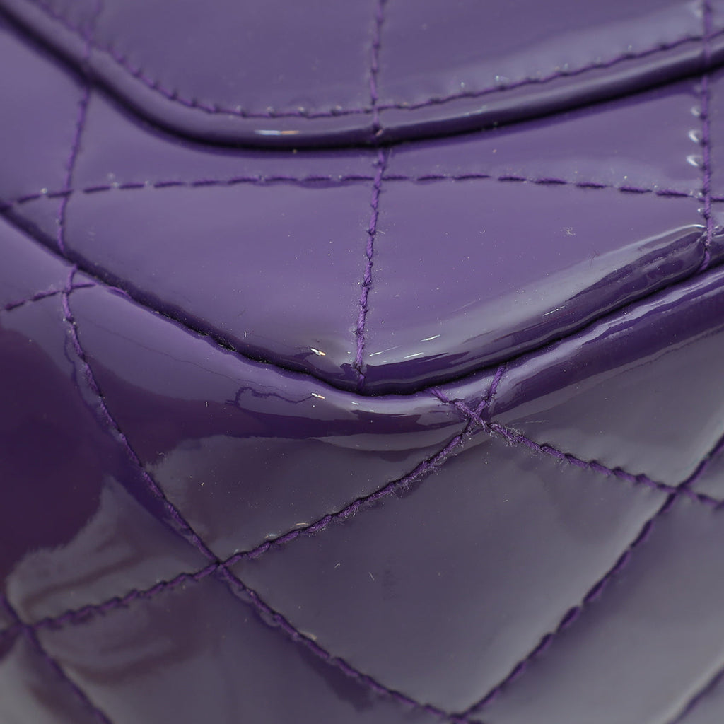 Chanel Purple Classic Flap Mini Square Bag