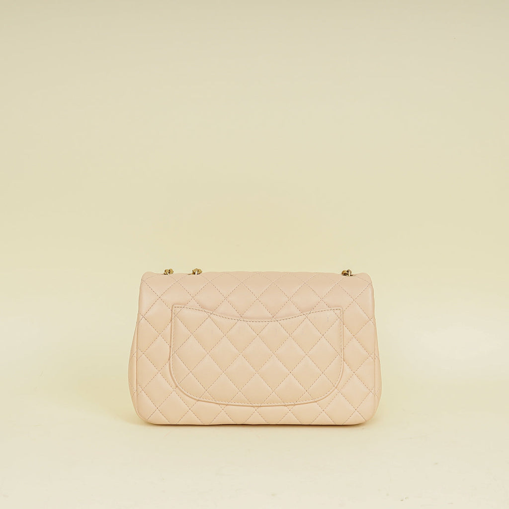Chanel Light Peach CC Camellia Crush Small Flap Bag