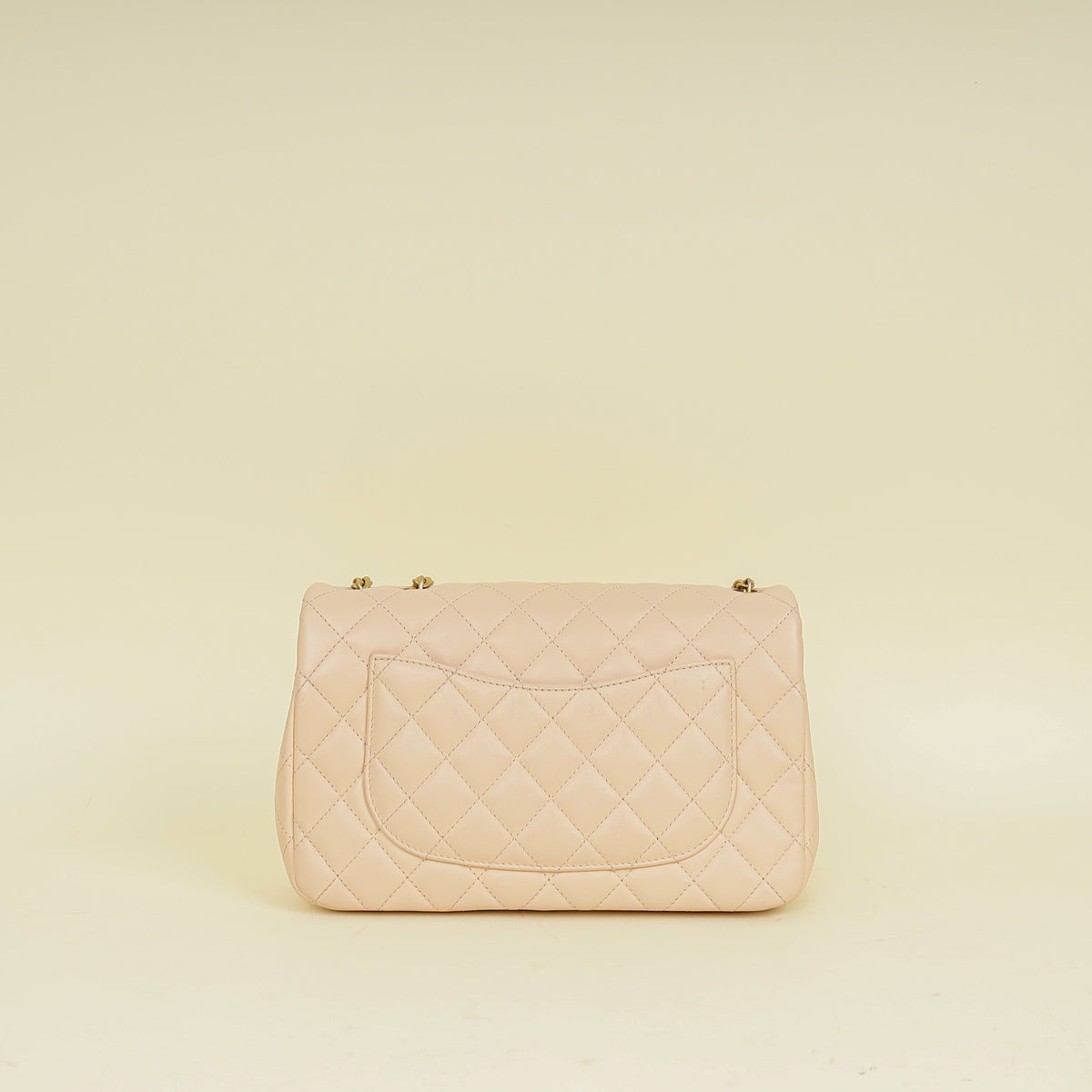 Chanel Light Peach CC Camellia Crush Small Flap Bag