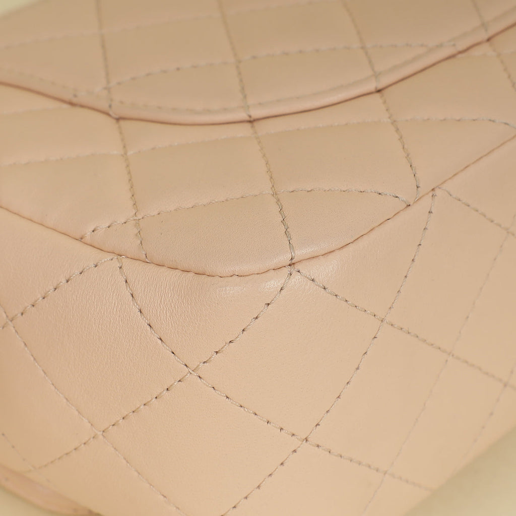 Chanel Light Peach CC Camellia Crush Small Flap Bag