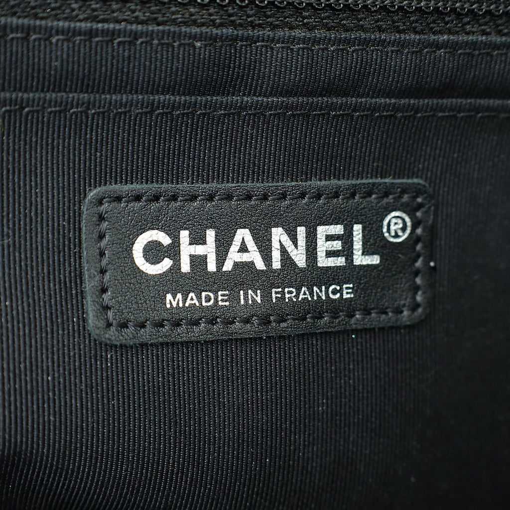 Chanel Bicolor CC Classic Jersey Paris-Dallas Embroidered Single Flap Bag