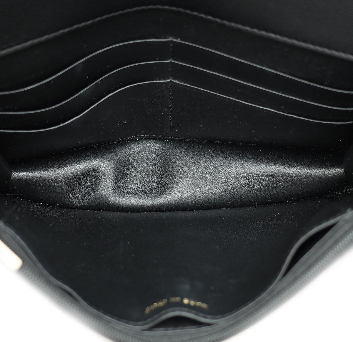 Chanel Black Logo Top Handle Wallet on Chain