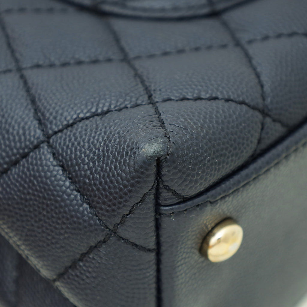 Chanel Navy Coco Handle Bag