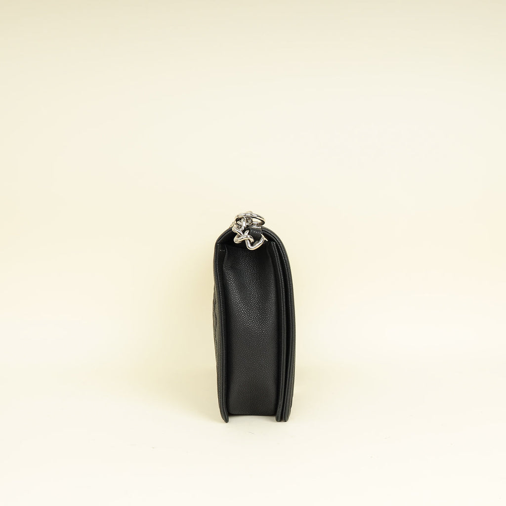 Chanel Black Le Boy Nubuck Large Bag