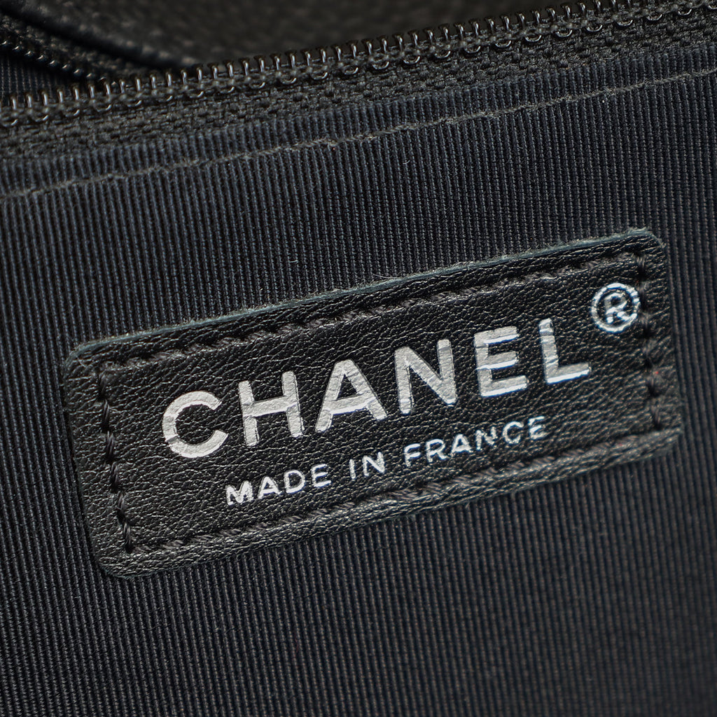 Chanel Black Le Boy Nubuck Large Bag