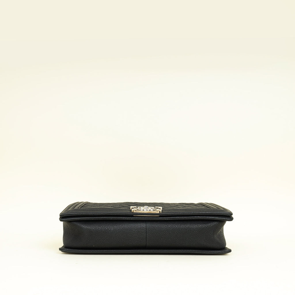 Chanel Black Le Boy Nubuck Large Bag