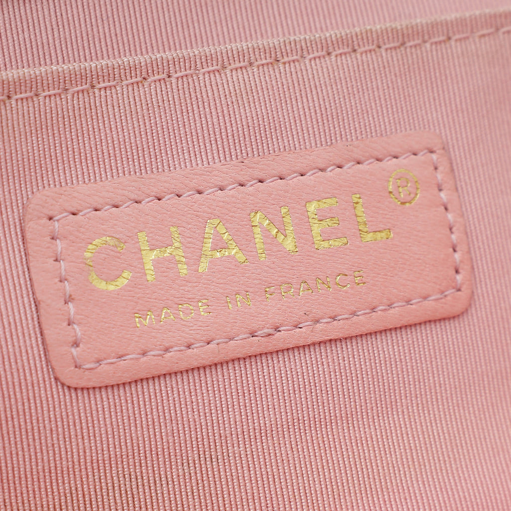Chanel Pink East West Flap Bag
