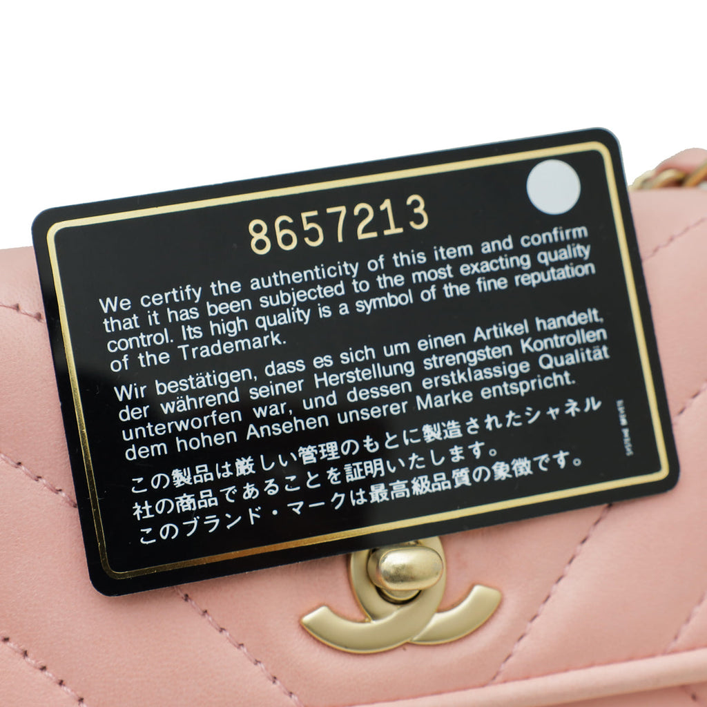 Chanel Pink East West Flap Bag