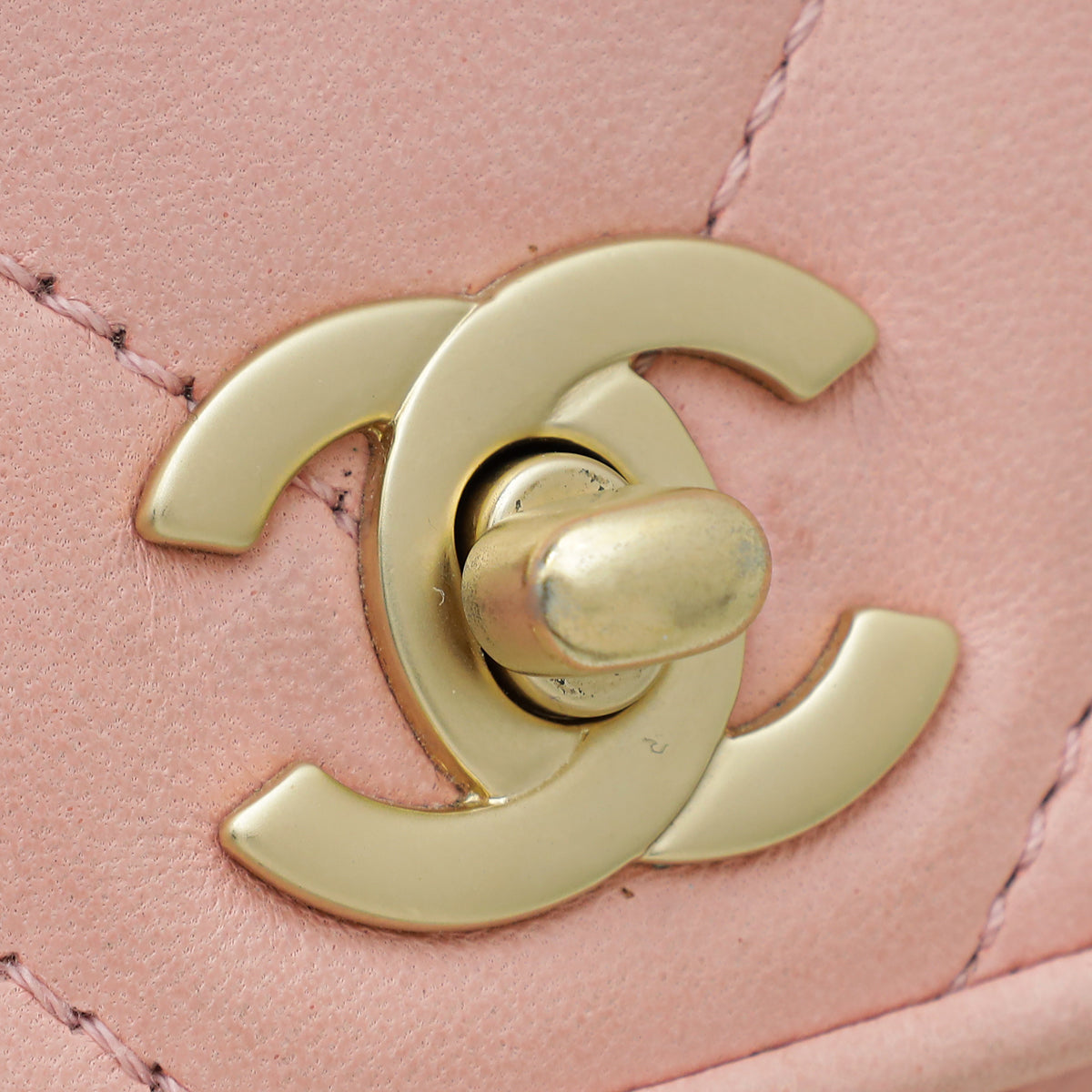 Chanel Pink East West Flap Bag