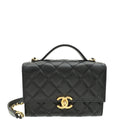 Chanel Bicolor CC Top Handle Mini Flap Bag