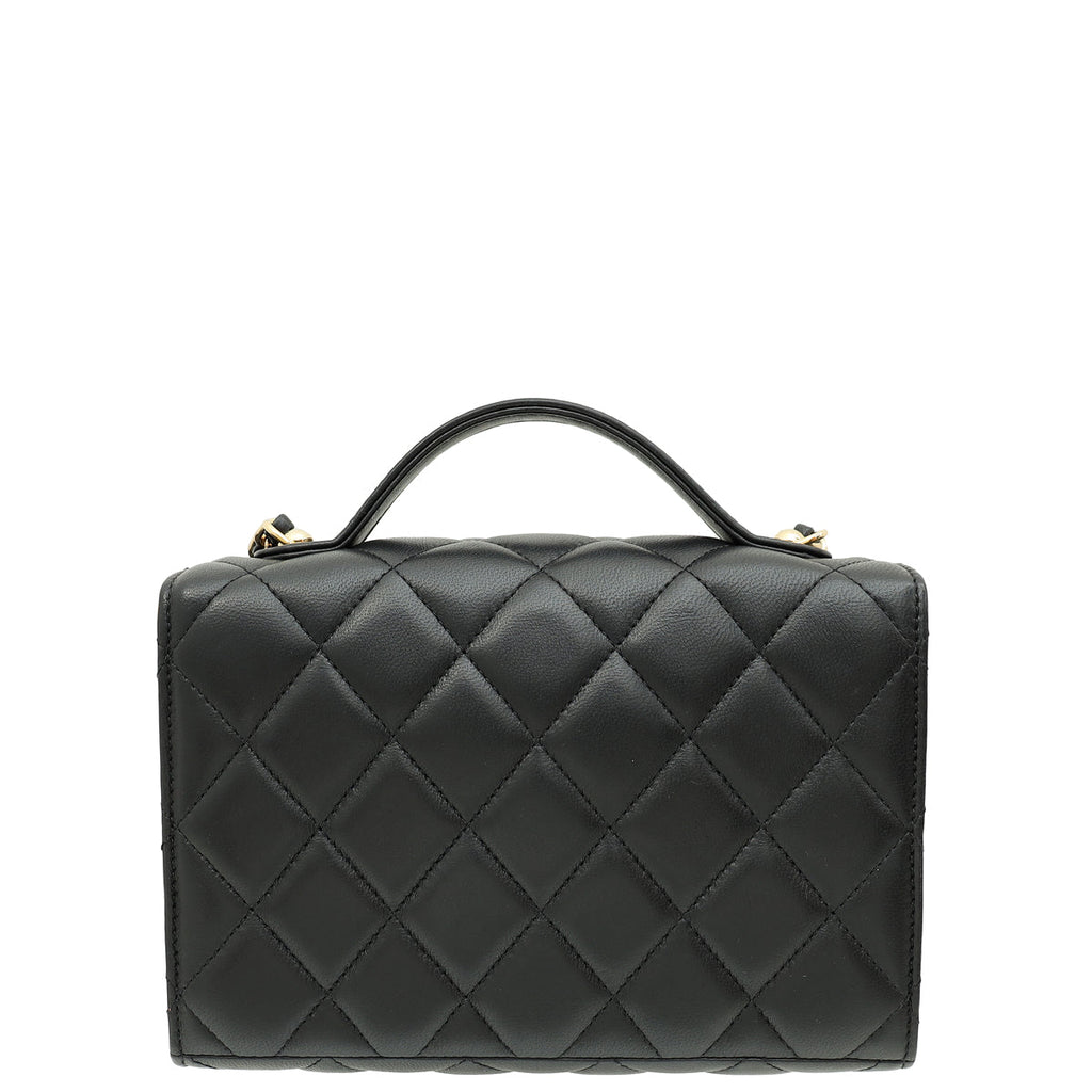 Chanel Bicolor CC Top Handle Mini Flap Bag