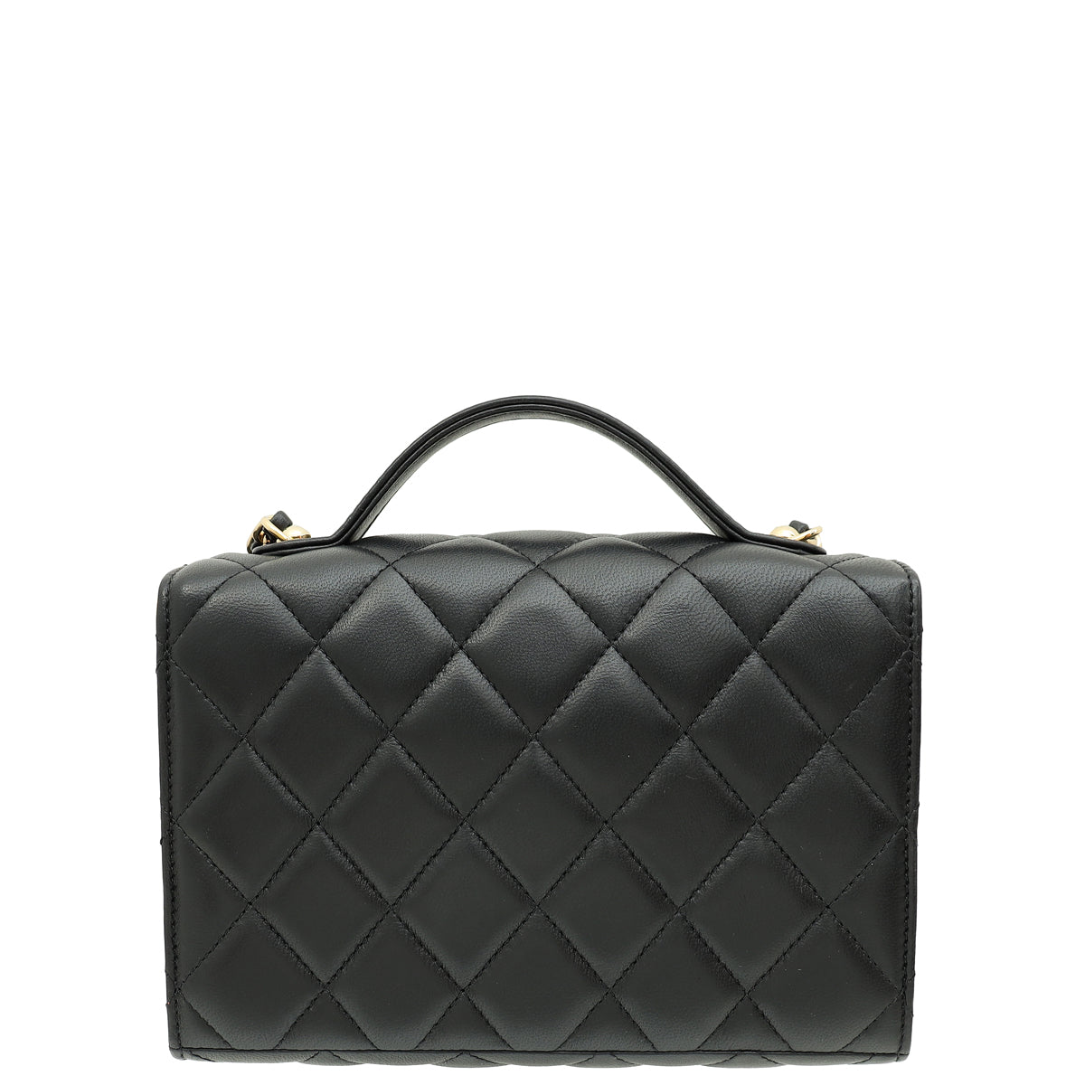 Chanel Bicolor CC Top Handle Mini Flap Bag