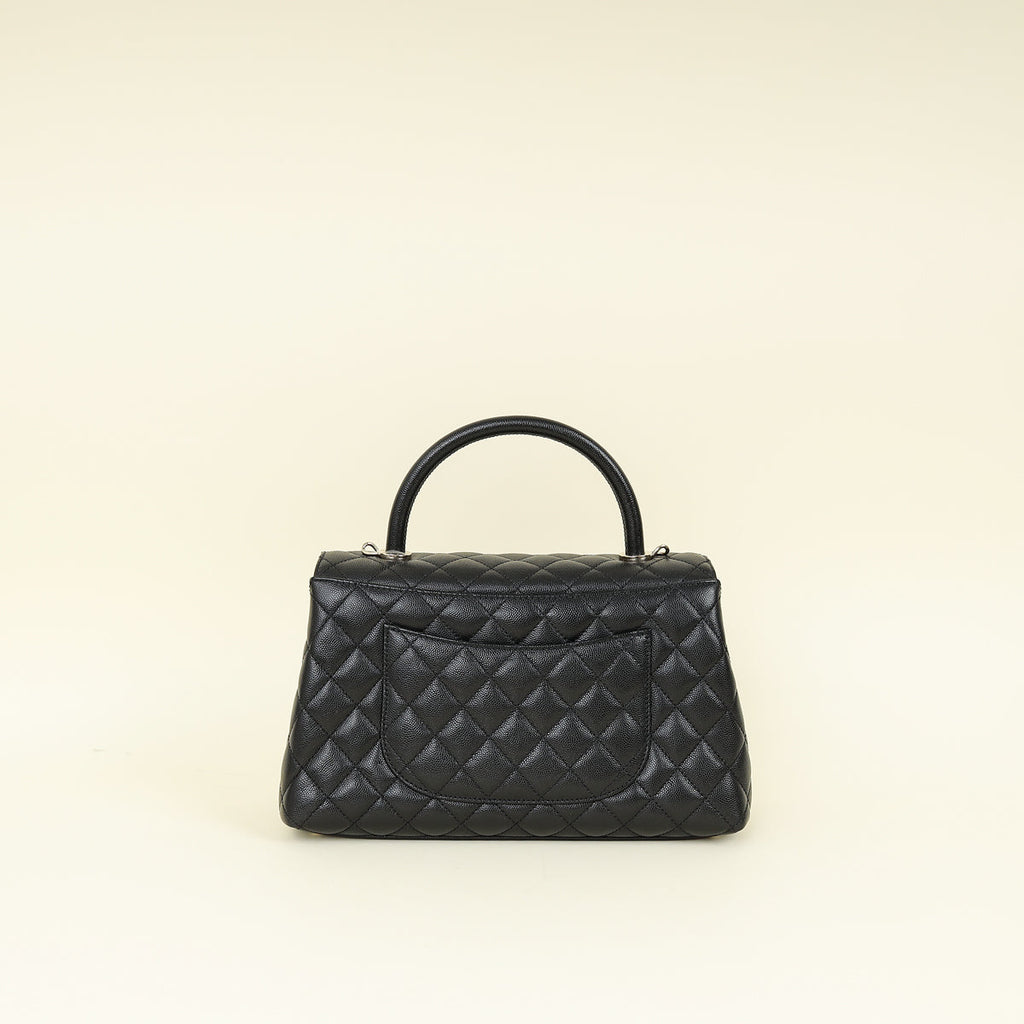 Chanel Black CC Coco Handle Flap Bag