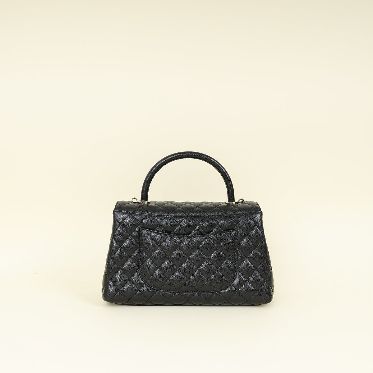 Chanel Black CC Coco Handle Flap Bag