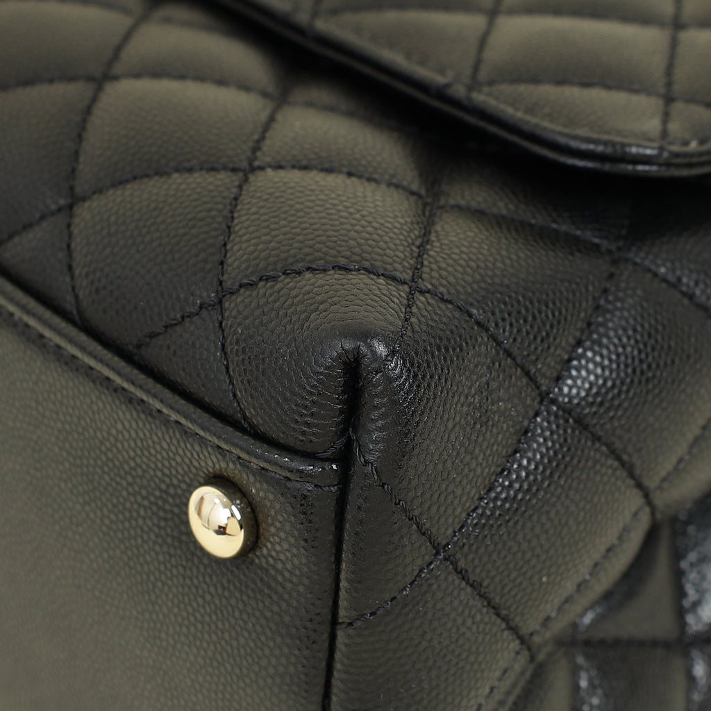 Chanel Black CC Coco Handle Flap Bag