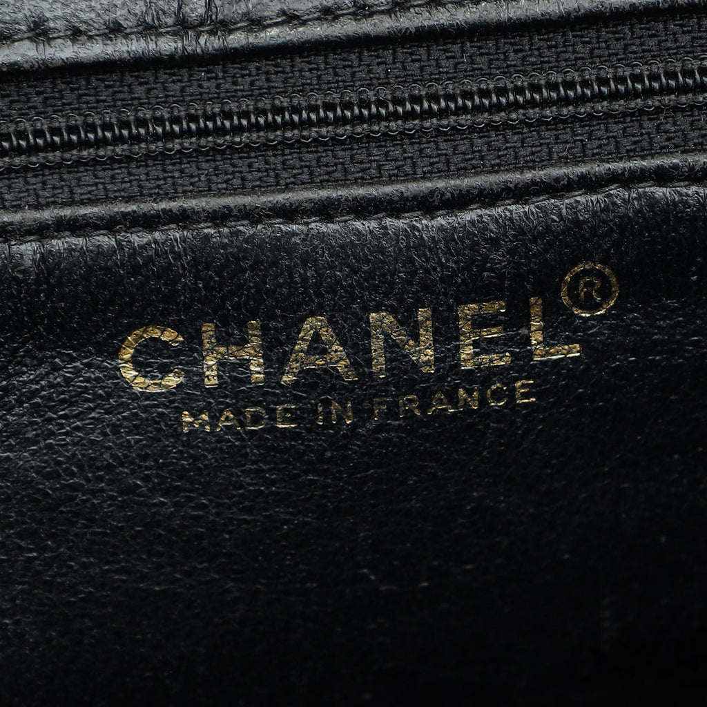 Chanel Black CC Timeless Medallion Tote Bag