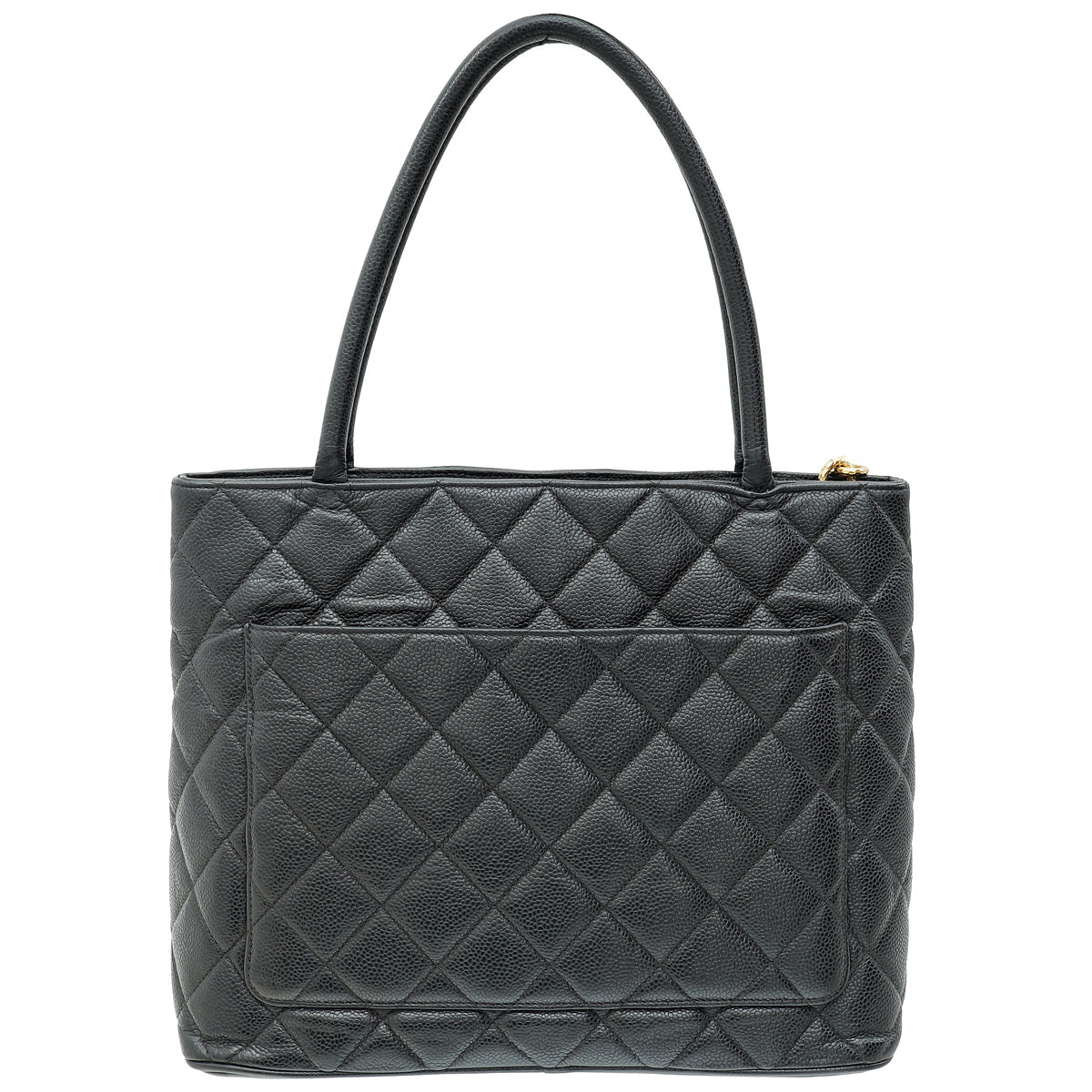 Chanel Black CC Timeless Medallion Tote Bag
