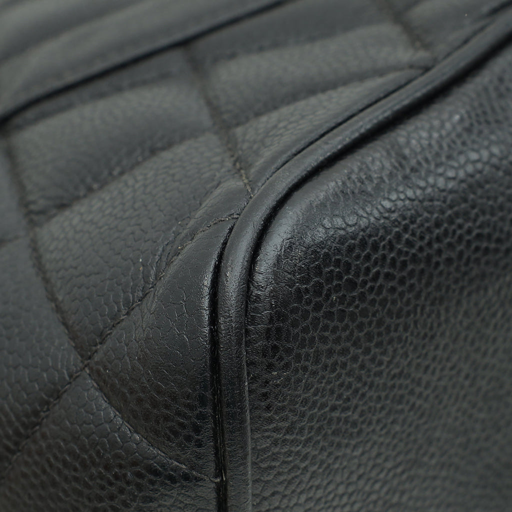 Chanel Black CC Timeless Medallion Tote Bag