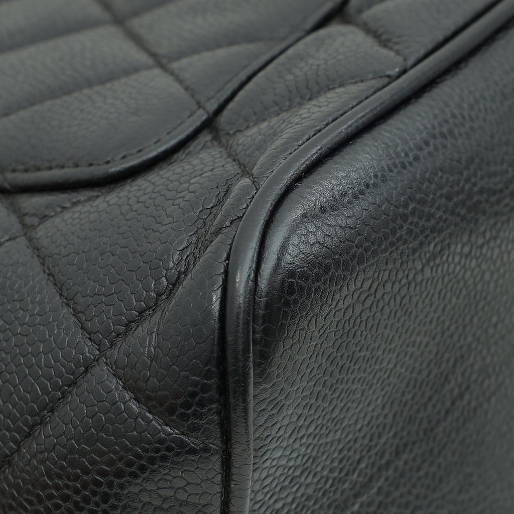 Chanel Black CC Timeless Medallion Tote Bag