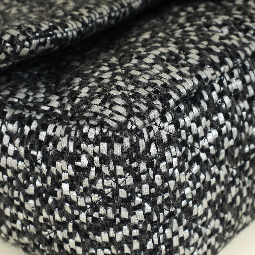 Chanel Bicolor Tweed Double Flap Jumbo Bag