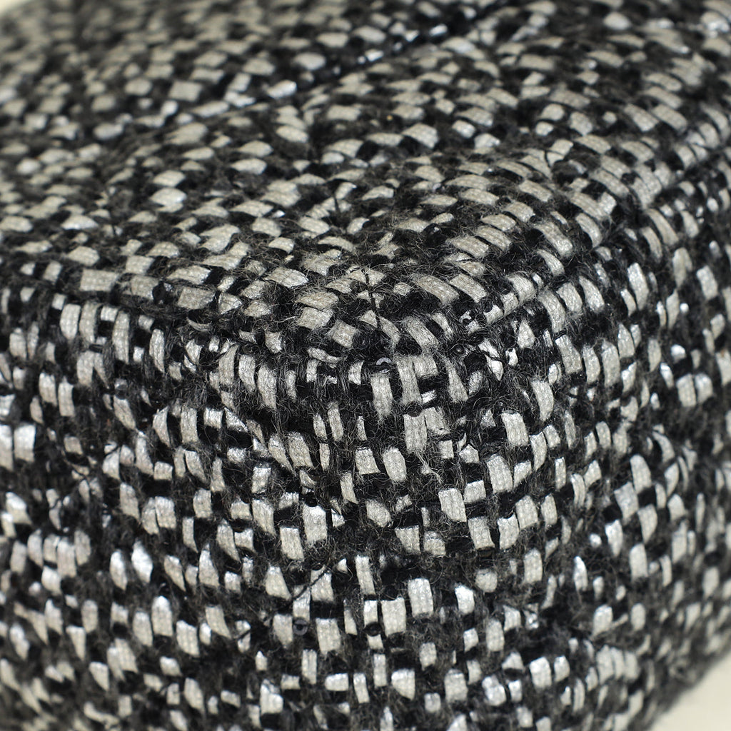 Chanel Bicolor Tweed Double Flap Jumbo Bag