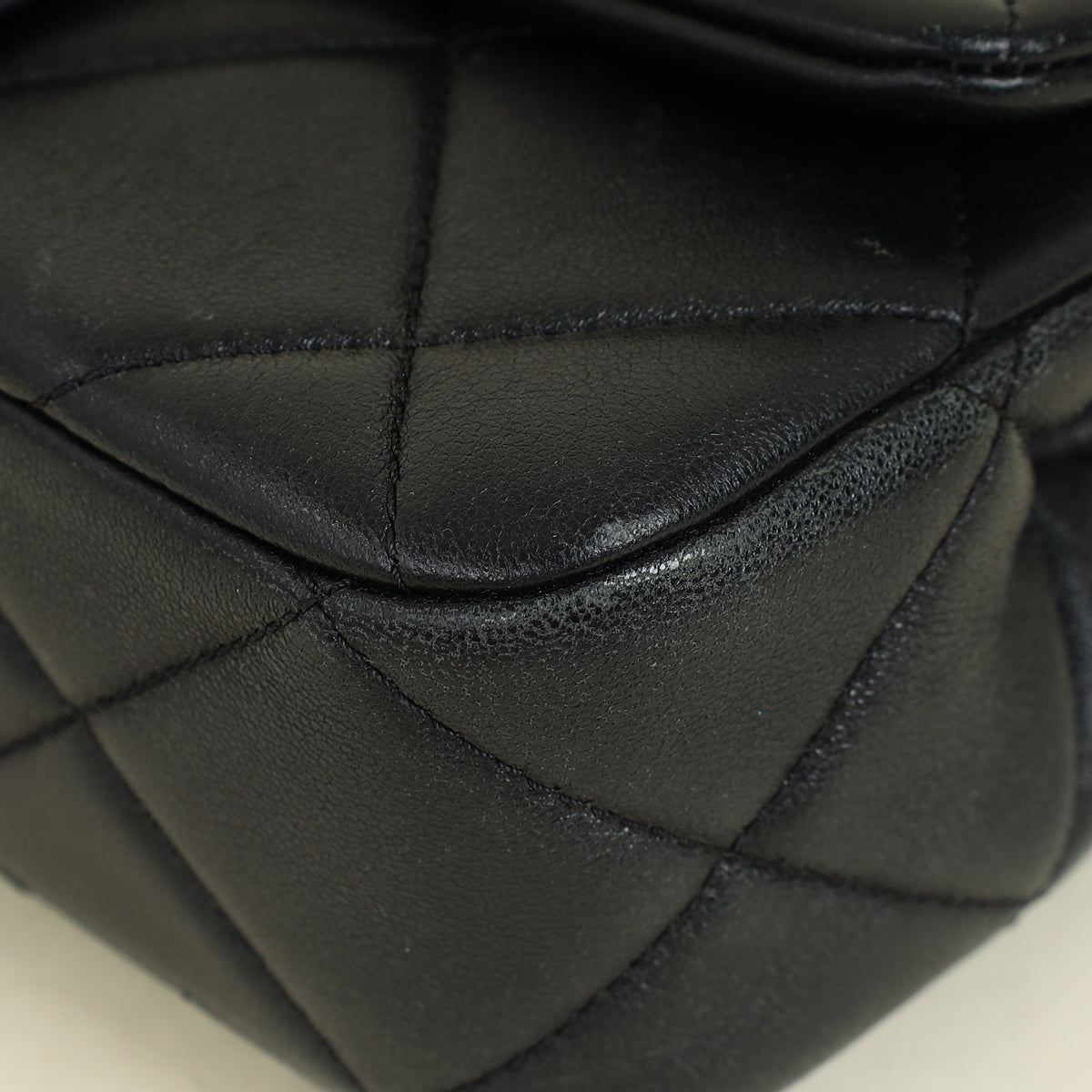 Chanel Black Double Pearly Flap Bag