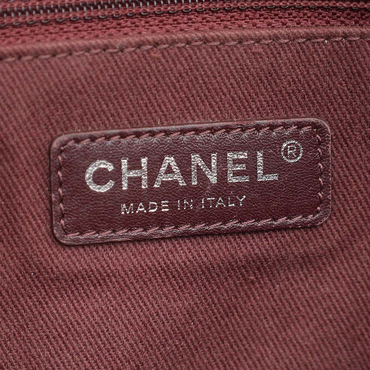Chanel Red CC Enchained Accordion Flap Quilted Bag