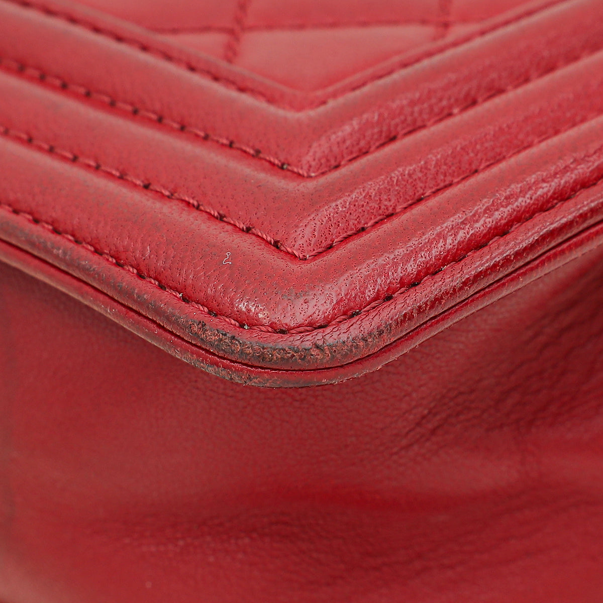 Chanel Red Le Boy Small Flap Bag