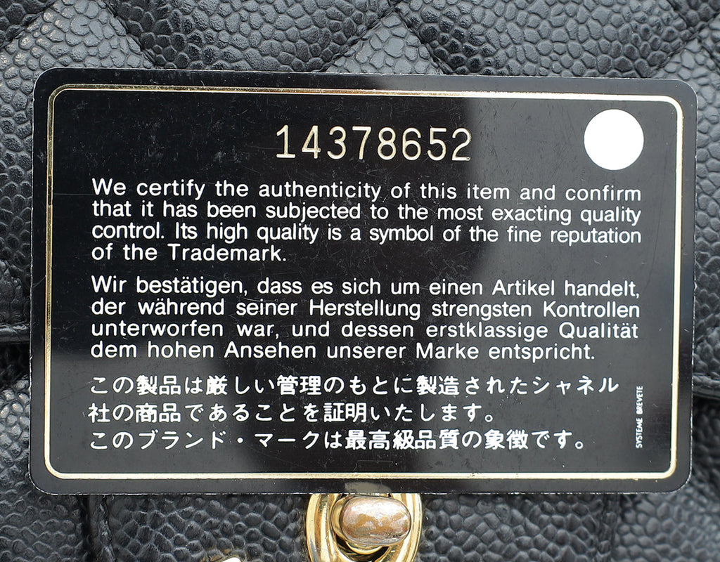 Chanel Black CC Classic Double Flap Maxi Bag