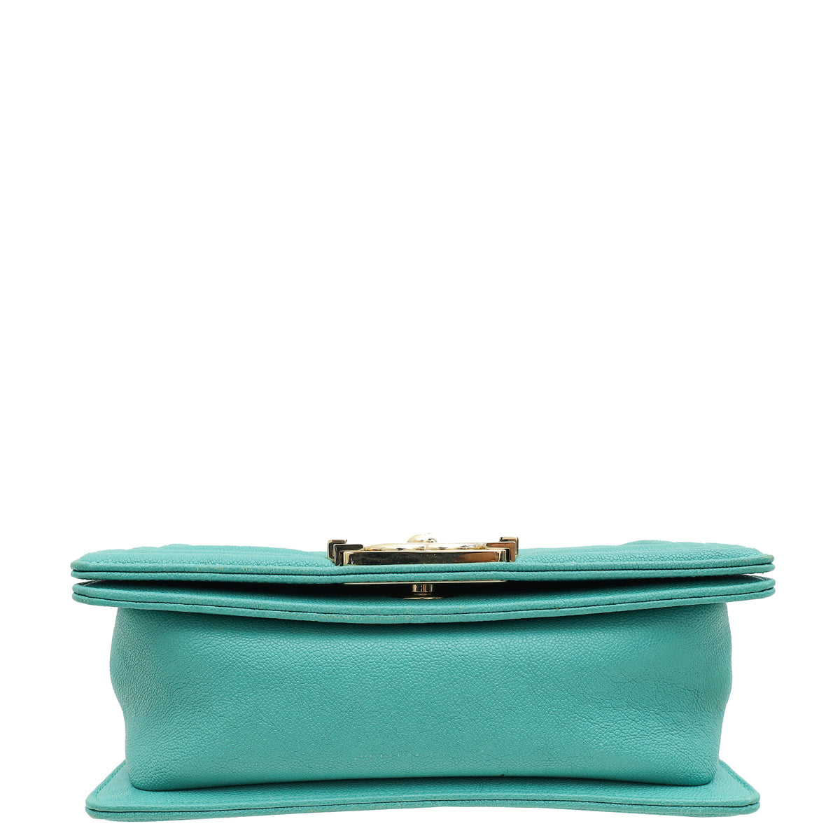 Chanel Tiffany Green Chevron Le Boy Small Bag