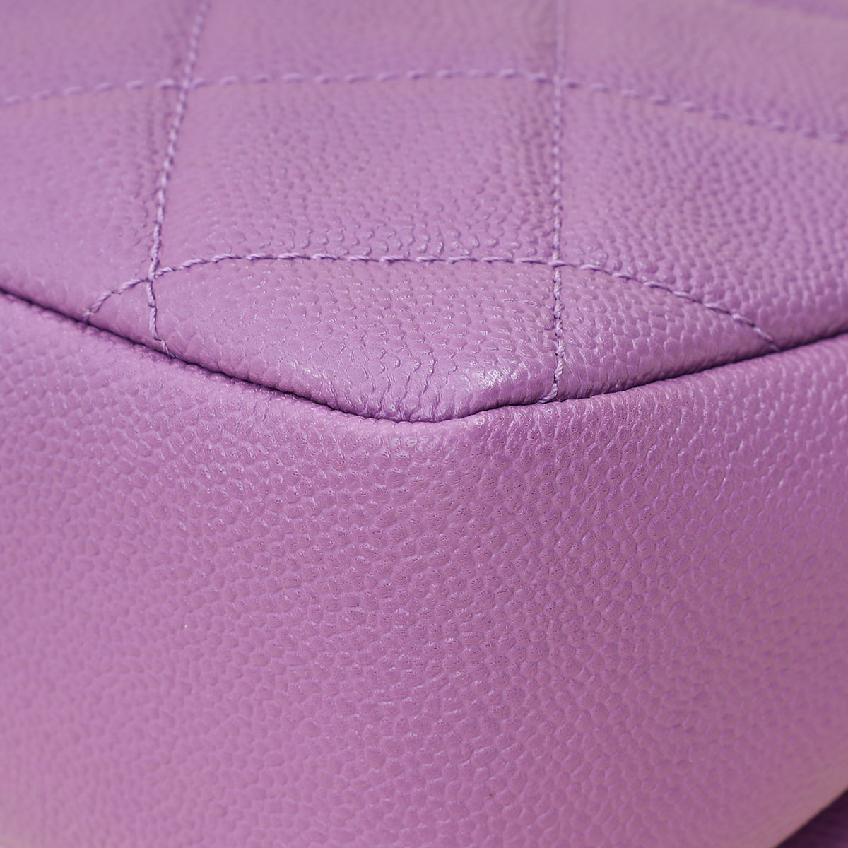 Chanel Purple CC Shiny Small Chain Melody Flap Bag