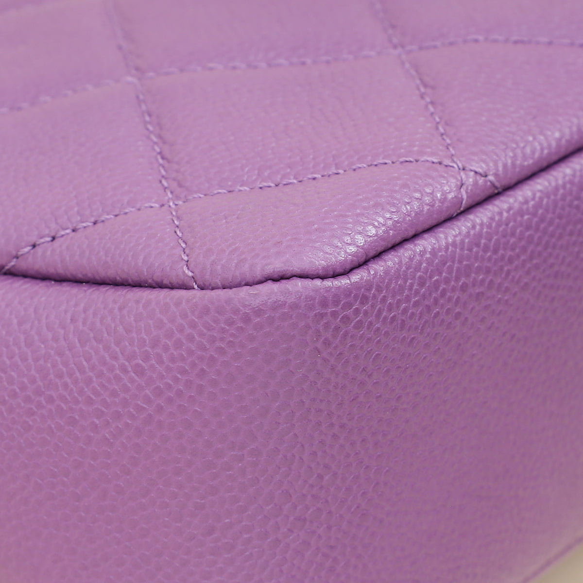 Chanel Purple CC Shiny Small Chain Melody Flap Bag