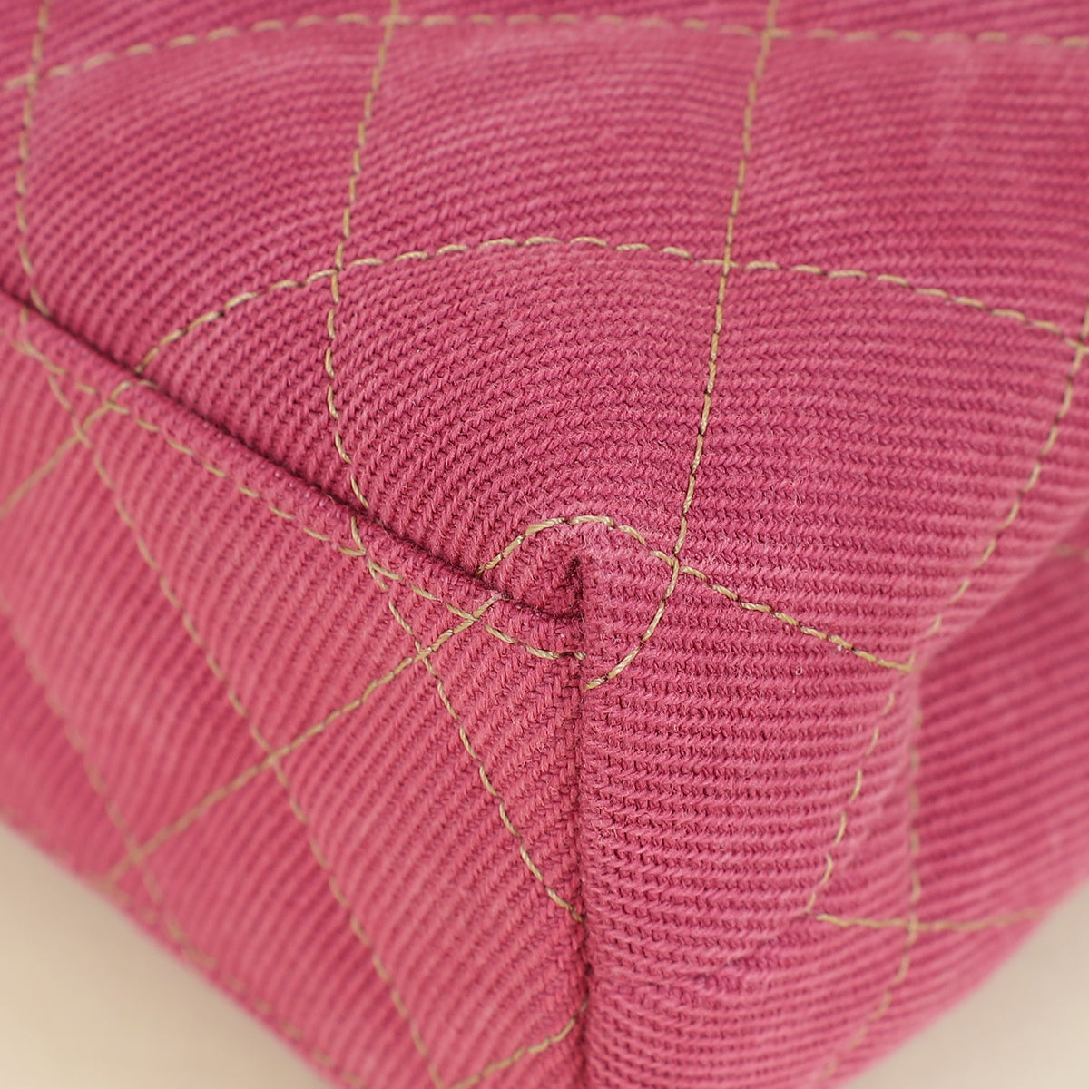 Chanel Pink CC Denim Mini Kelly Bag
